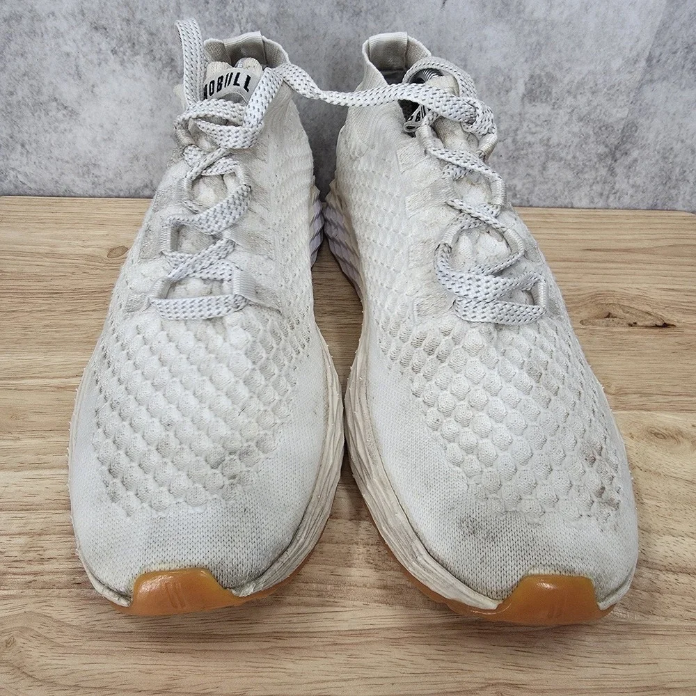 Nobull Allday Knit‎ Running Shoes Mens 10.5 White Sneakers Trainers CrossFit